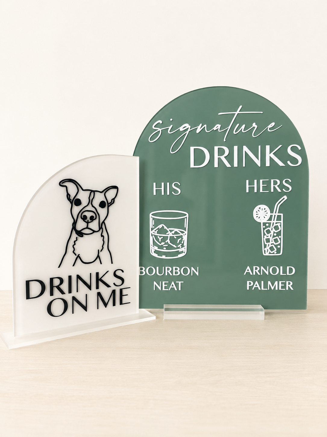 8" x 10" Acrylic Sign