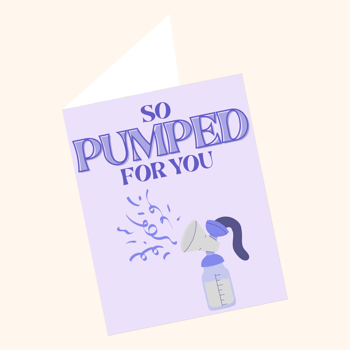 So Pumped for You | Baby Shower Card