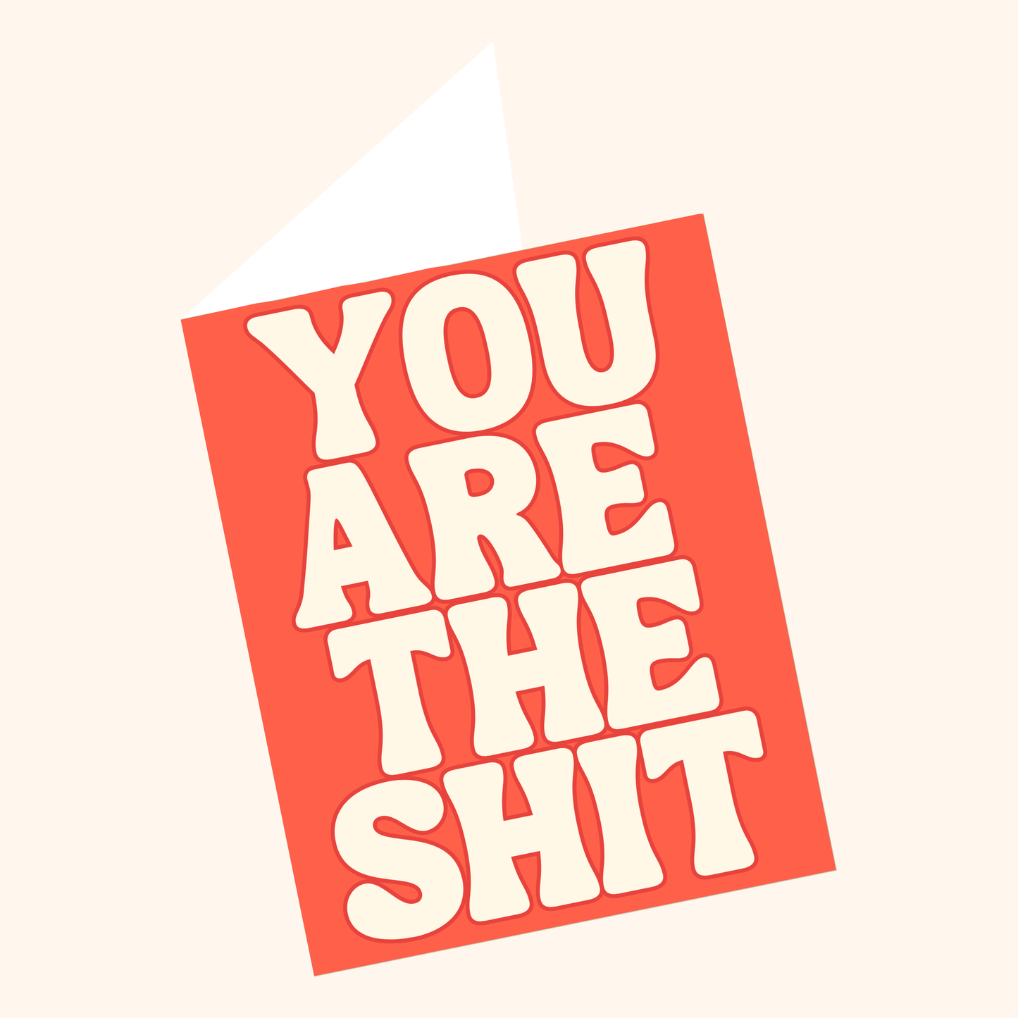 You Are The Shit | Funny Thank You Card