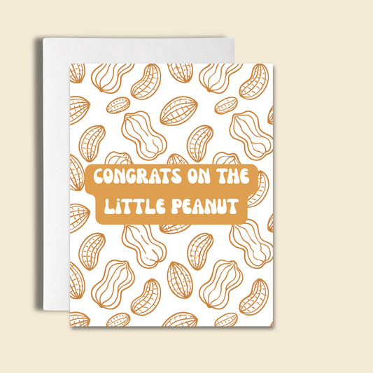 Lil Peanut Incoming | Baby Shower Card