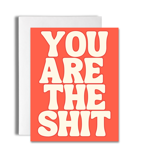 You Are The Shit | Funny Thank You Card image 0