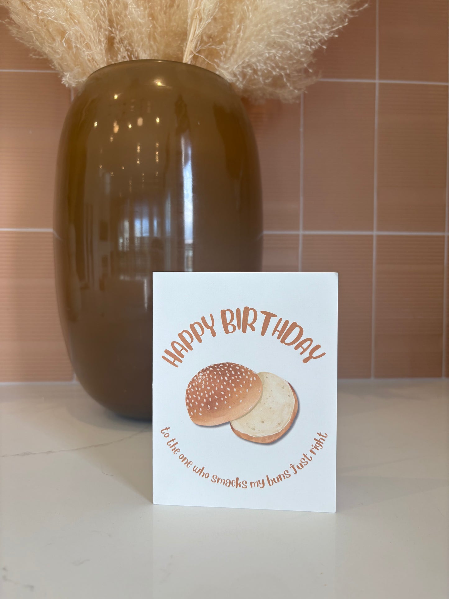 Smack My Buns | Food Pun Birthday Card