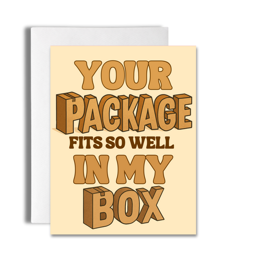 Your Package, My Box | Flirty Card image 0