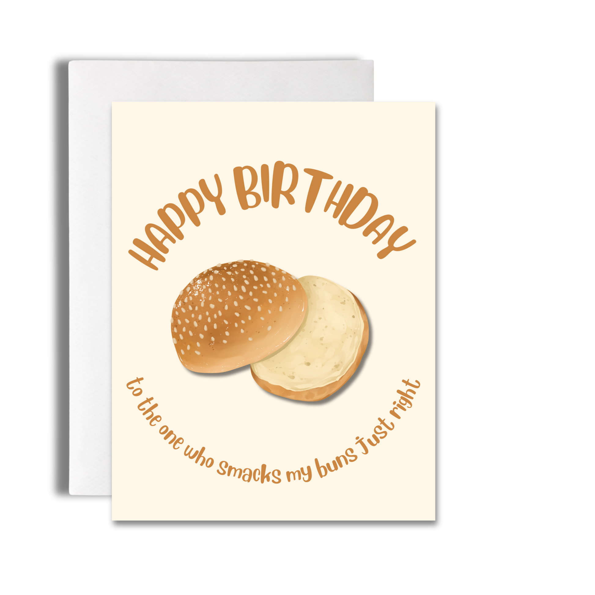 Smack My Buns | Food Pun Birthday Card image 0