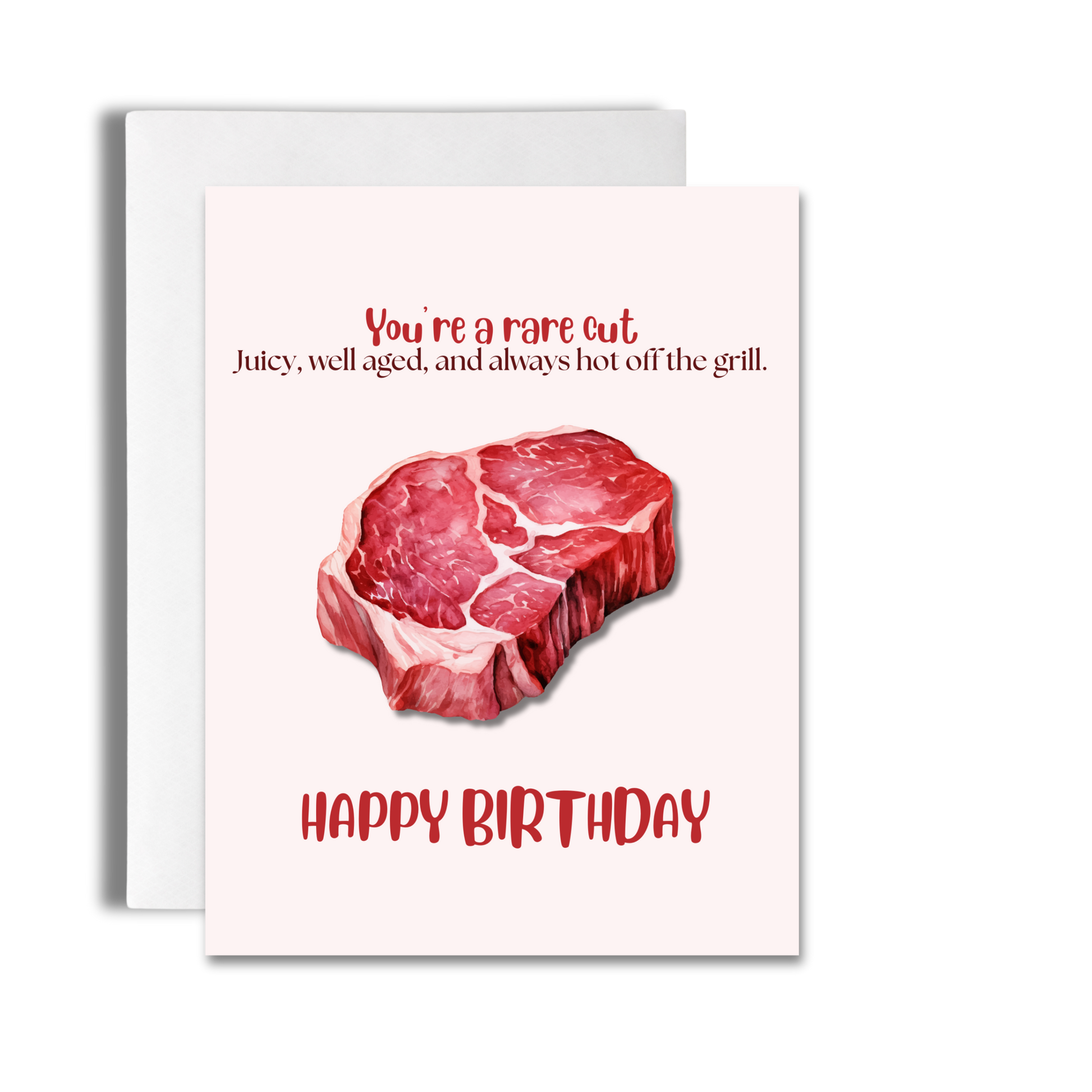 Rare Cut | Funny Meat-Themed Card image 0