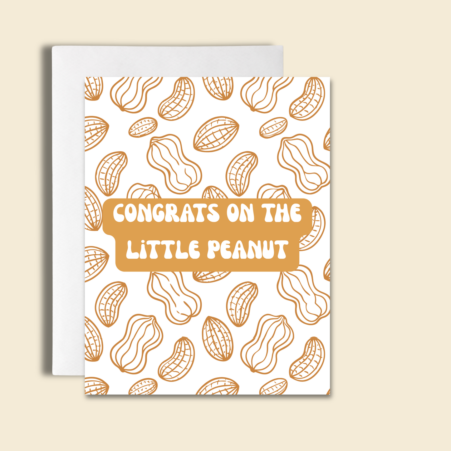 Lil Peanut Incoming | Baby Shower Card