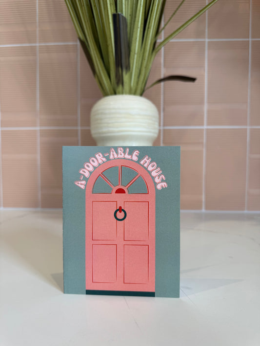 A-Door-Able House | Housewarming Card