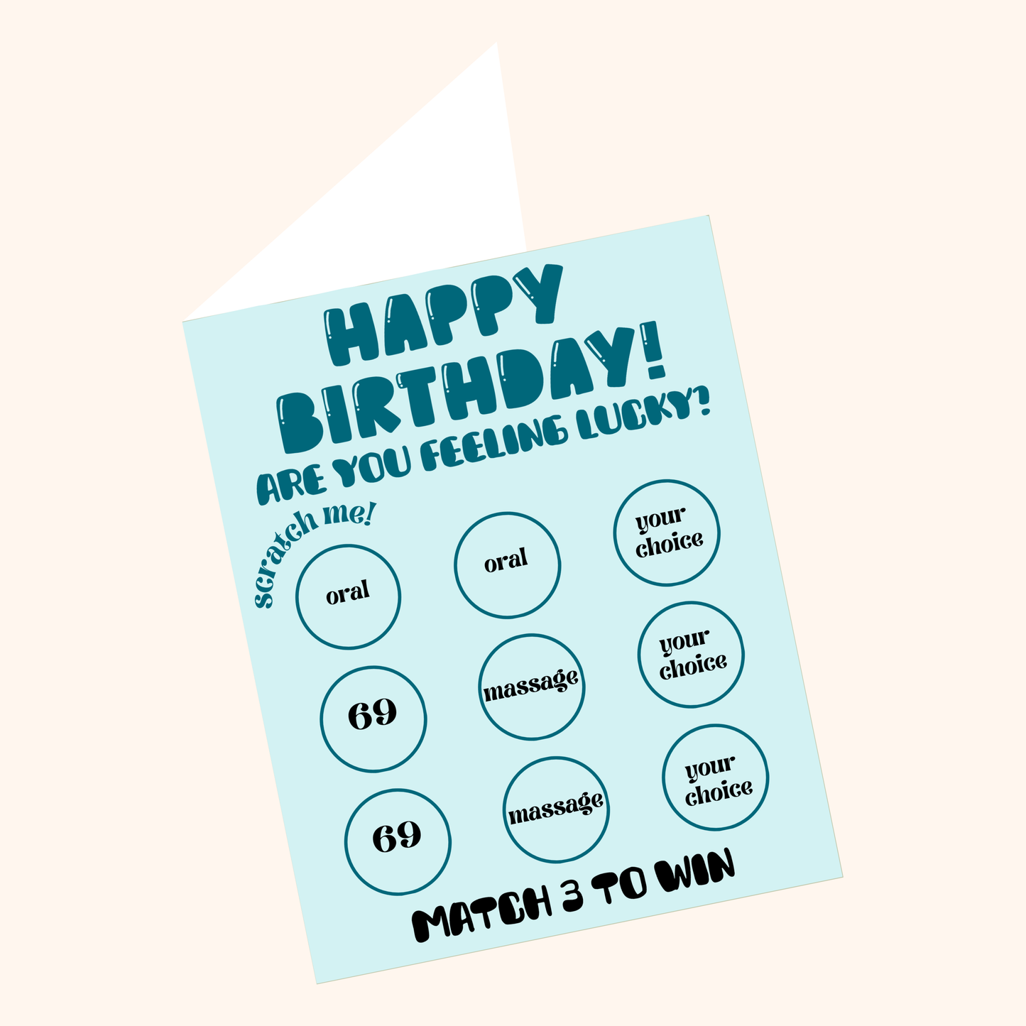 Birthday Scratch Off Card