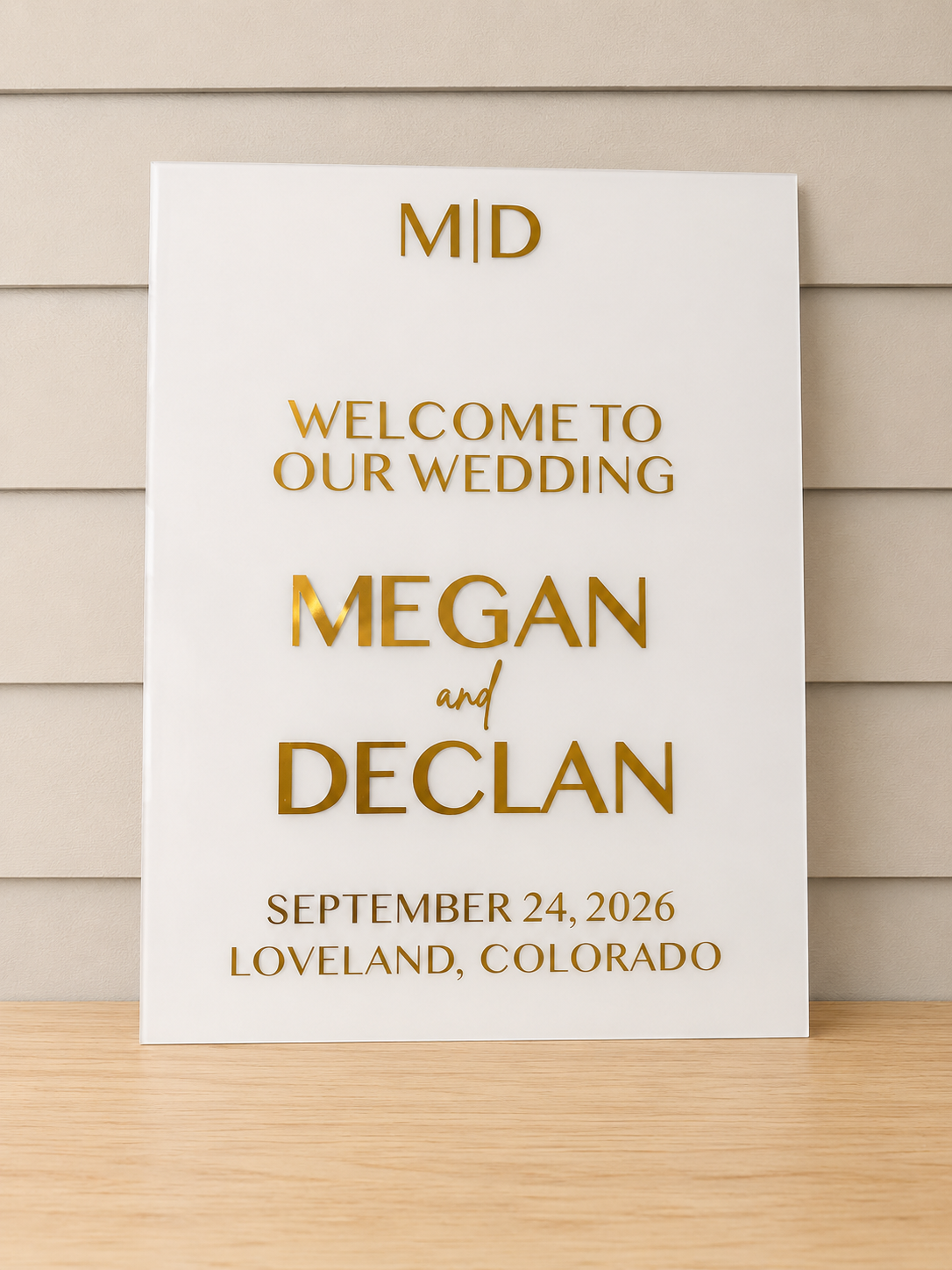 18" x 24" Acrylic Sign