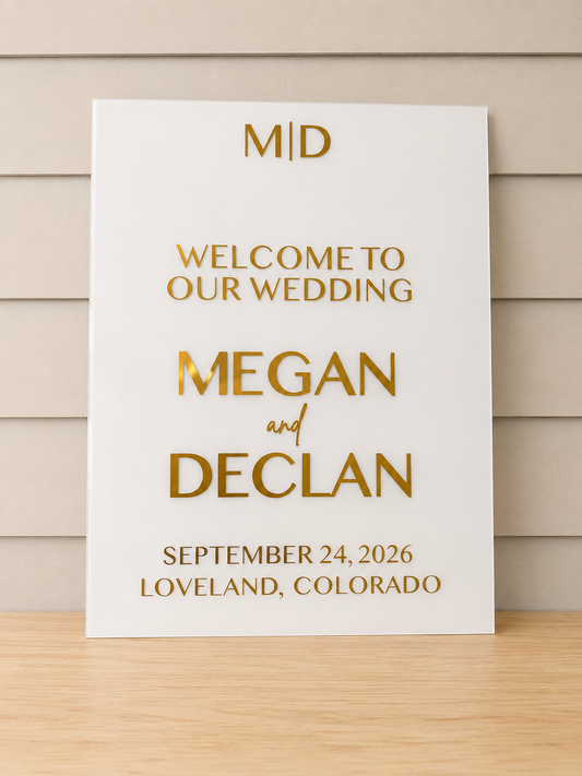 18" x 24" Acrylic Sign