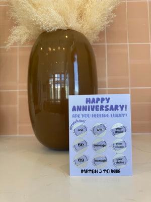 Anniversary Scratch Off Card