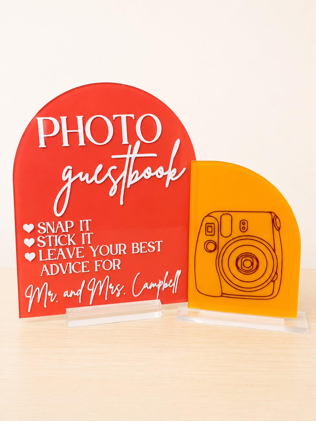 8" x 10" Acrylic Sign