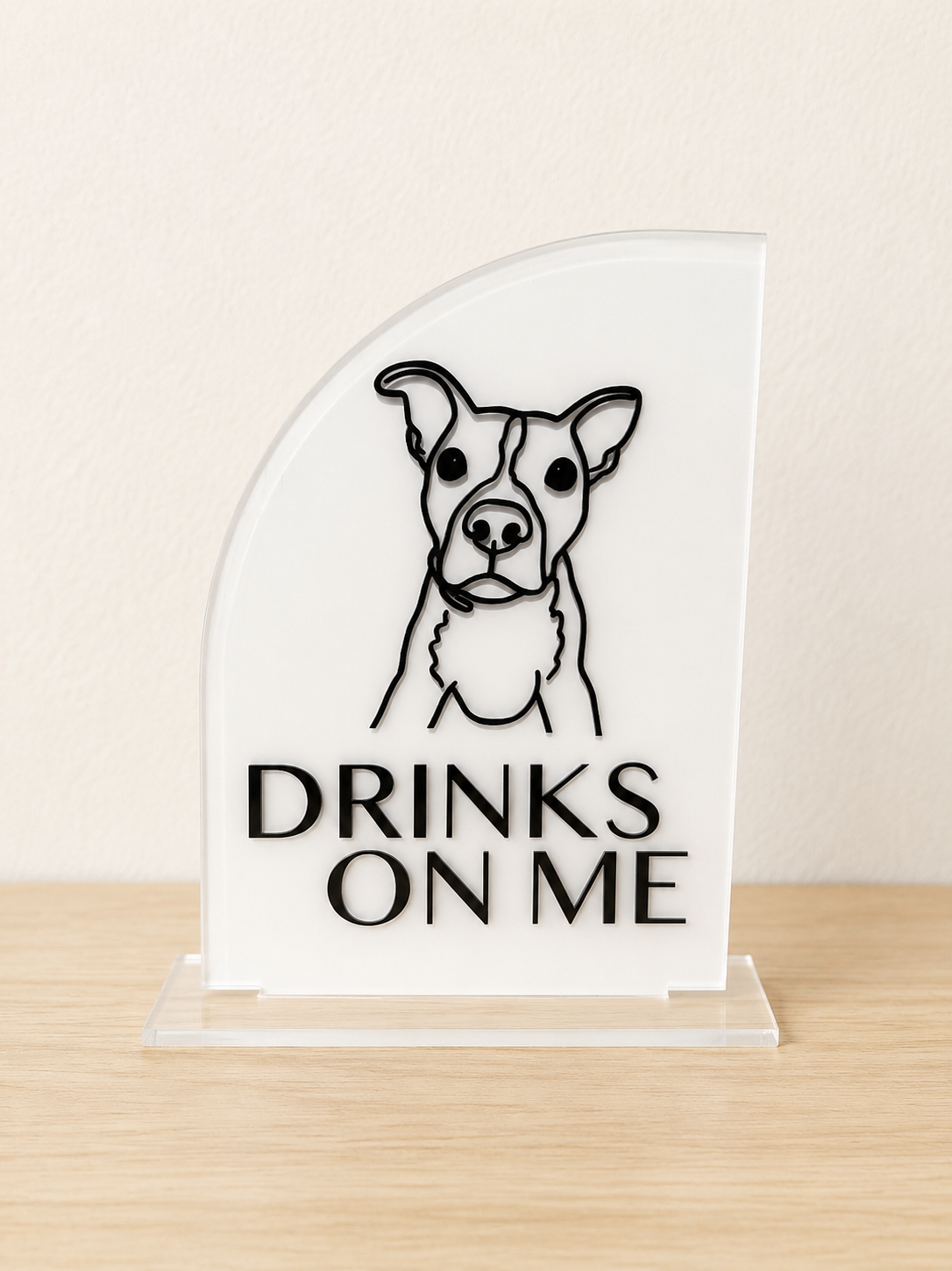 5" x 7" Acrylic Sign (Half Arch)
