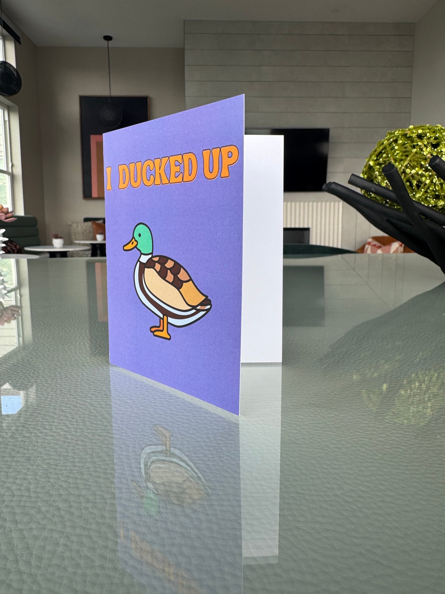 I Ducked Up | Apology Card