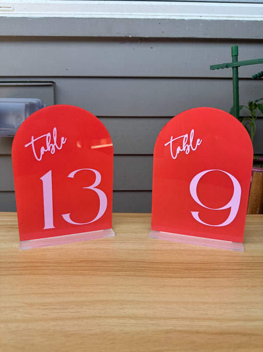 5" x 7" Acrylic Sign (Arch)