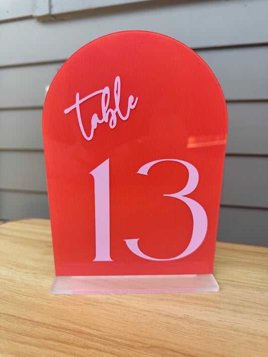 5" x 7" Acrylic Sign (Arch)