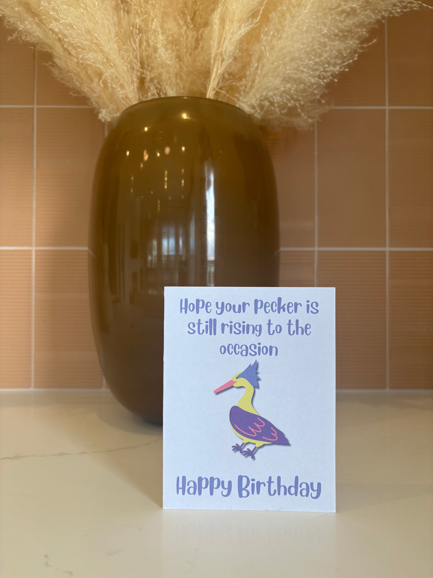 Pecker | Bird Pun Birthday Card