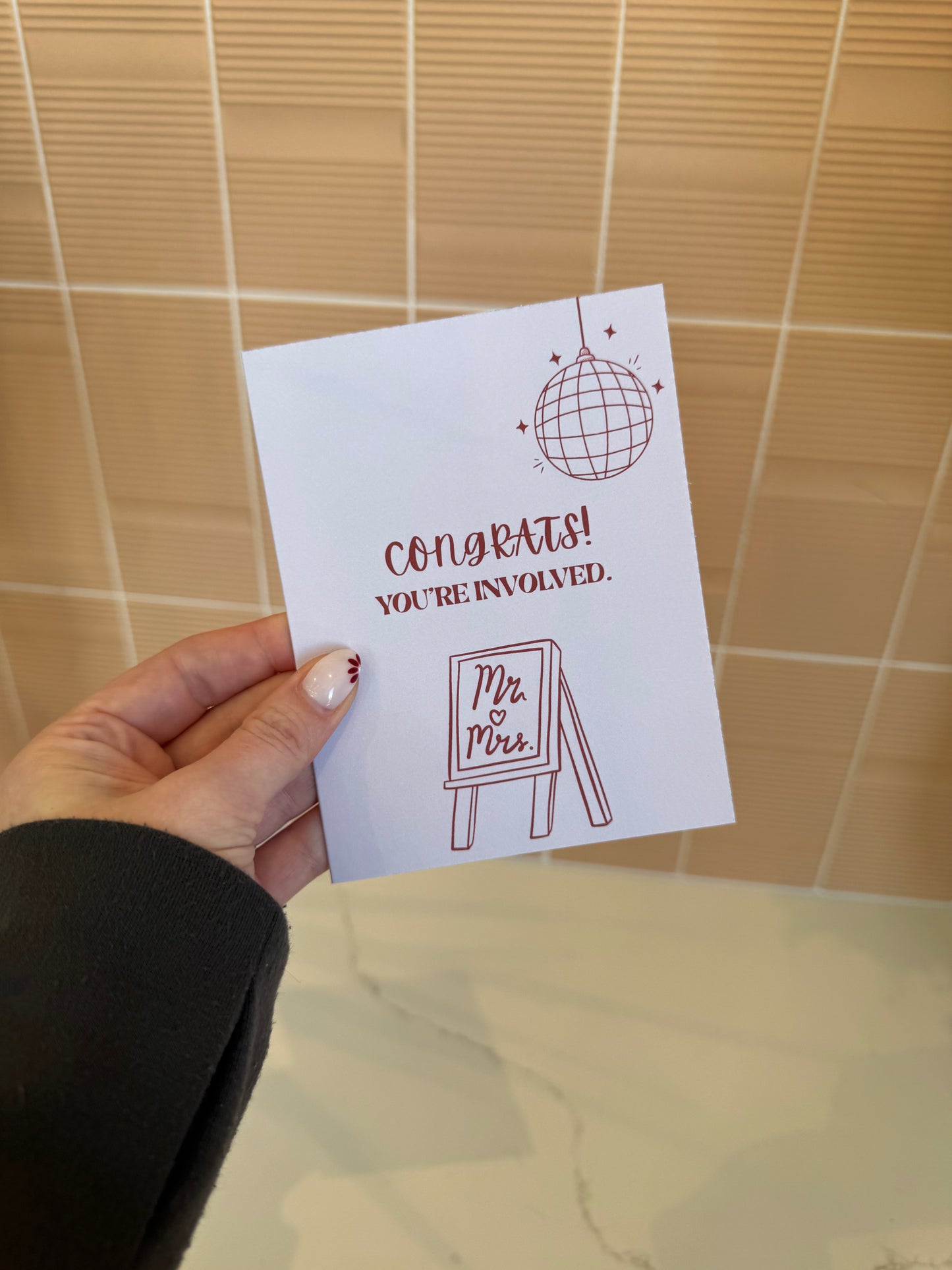 Congrats! You're Involved.