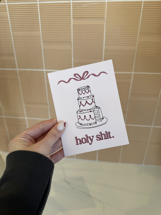 Wedding Cake: Holy S***