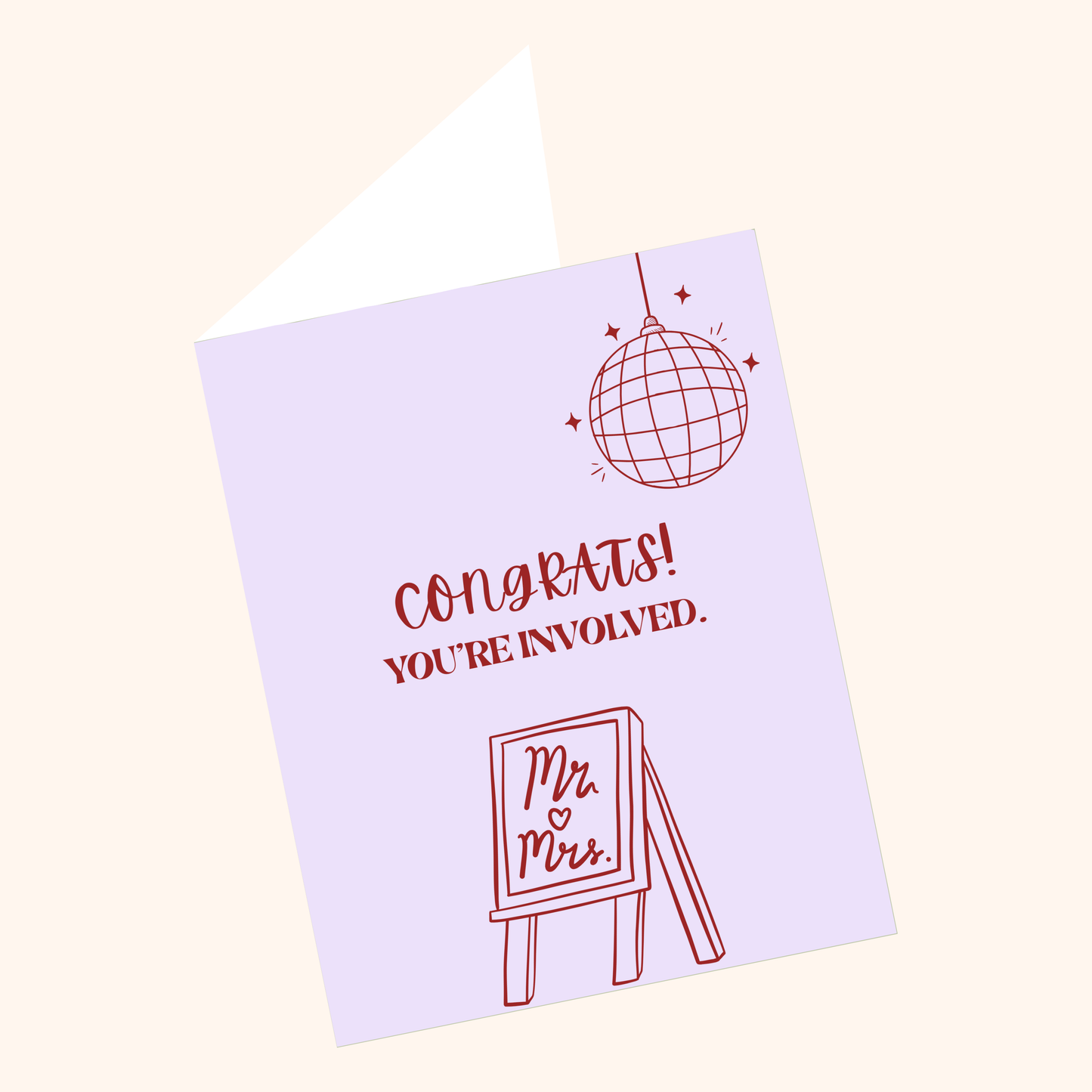 Congrats! You're Involved.