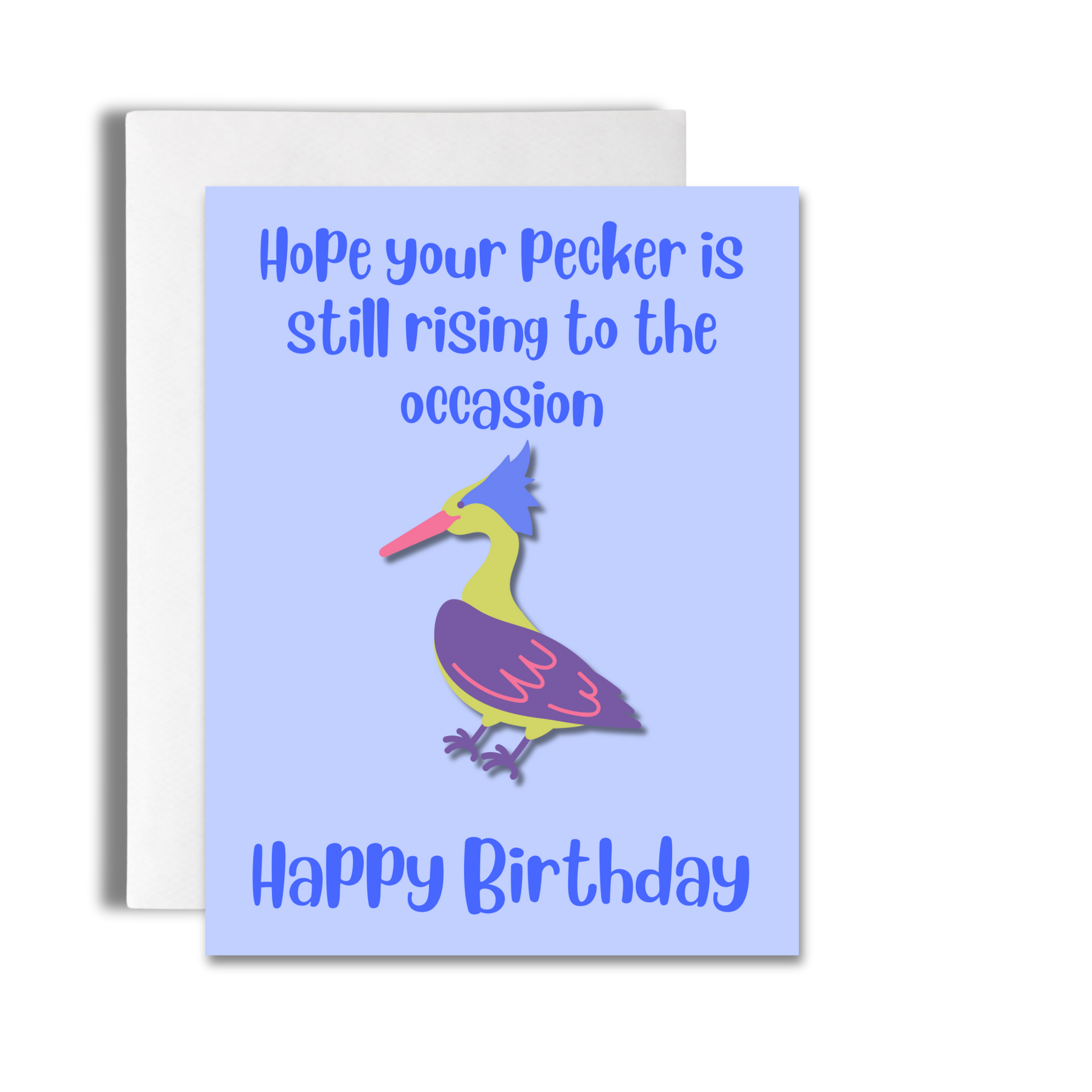 Pecker | Bird Pun Birthday Card image 0